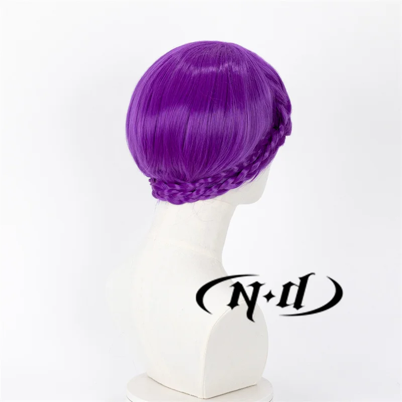 ND Houseki no Kuni Amethyst Cosplay Perücken Thirty Three 33, Anime Cos Lila Perücken für Kostüm-Mottoparty, hitzebeständiges Synthetik