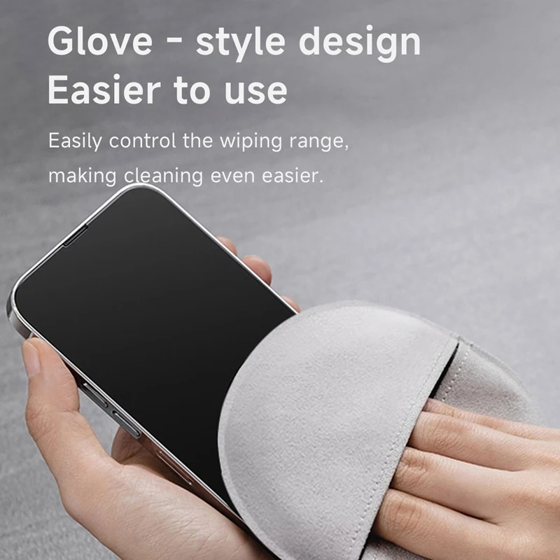 Dormin Mobile Phone Computer Cleaning Cloth MacBook Wipe Screen Fingertip Cloth iPad Flat Panel LCD Screen Wipe Glasses Head