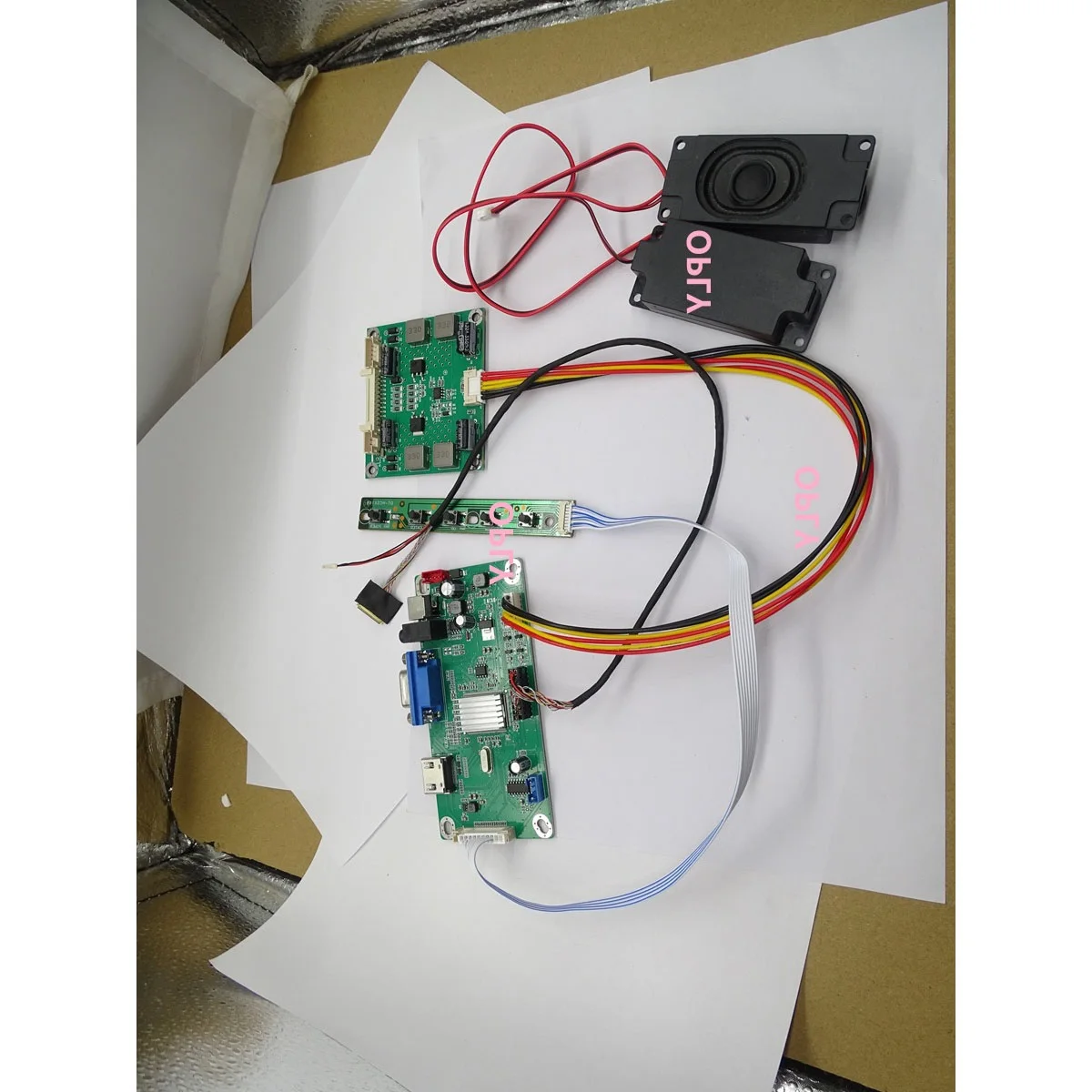 

Speaker + EDP Controller board for iMAC 27" LM270WQ1-SDF1/SDF2 LM270WQ1-SDFV 2560*1440 LED HDMI-compatible VGA screen WLED Panel