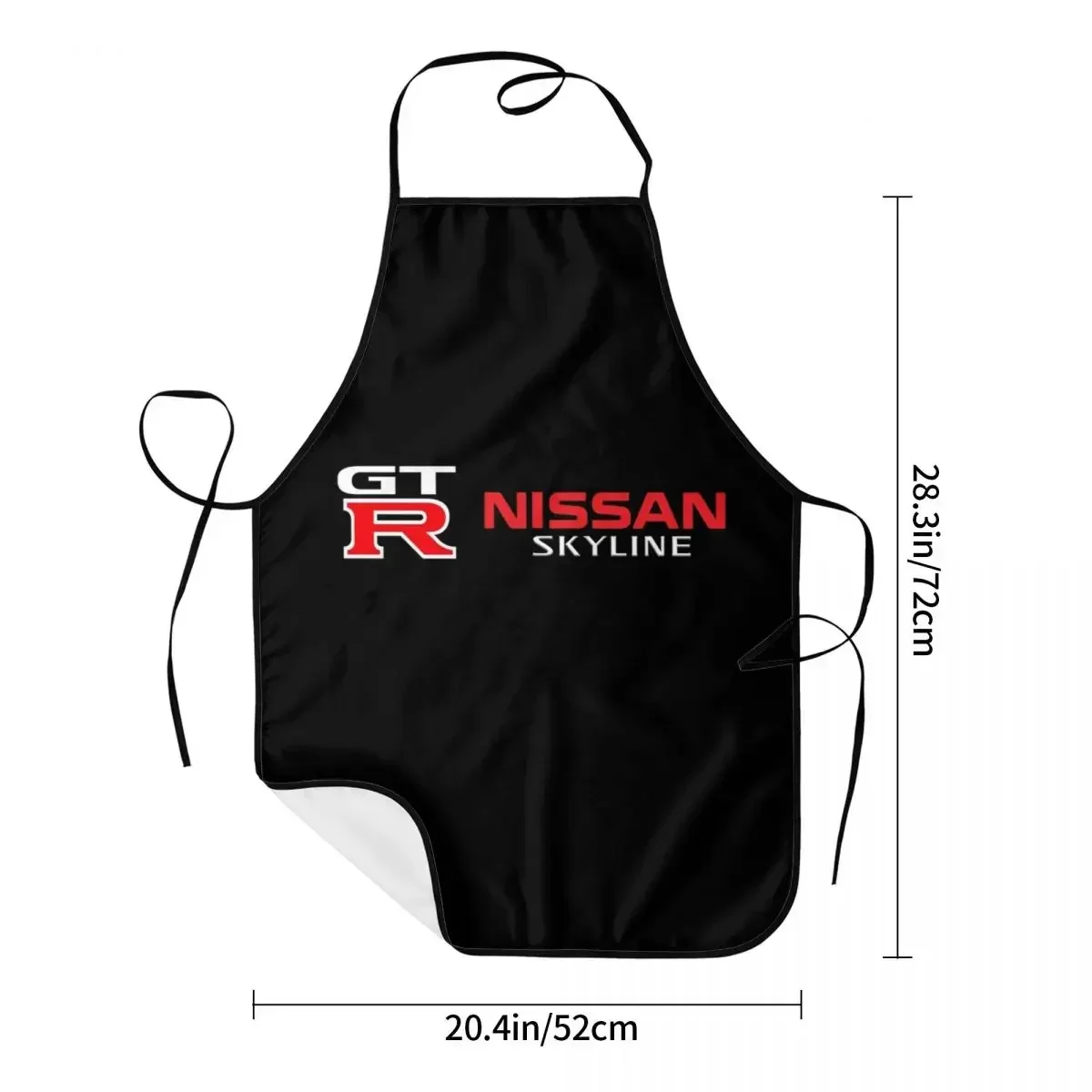 Top Amazing GTR Skyline Aprons Chef Cooking Baking Tablier Waterproof Bib Kitchen Cleaning Pinafore for Women Men Painting