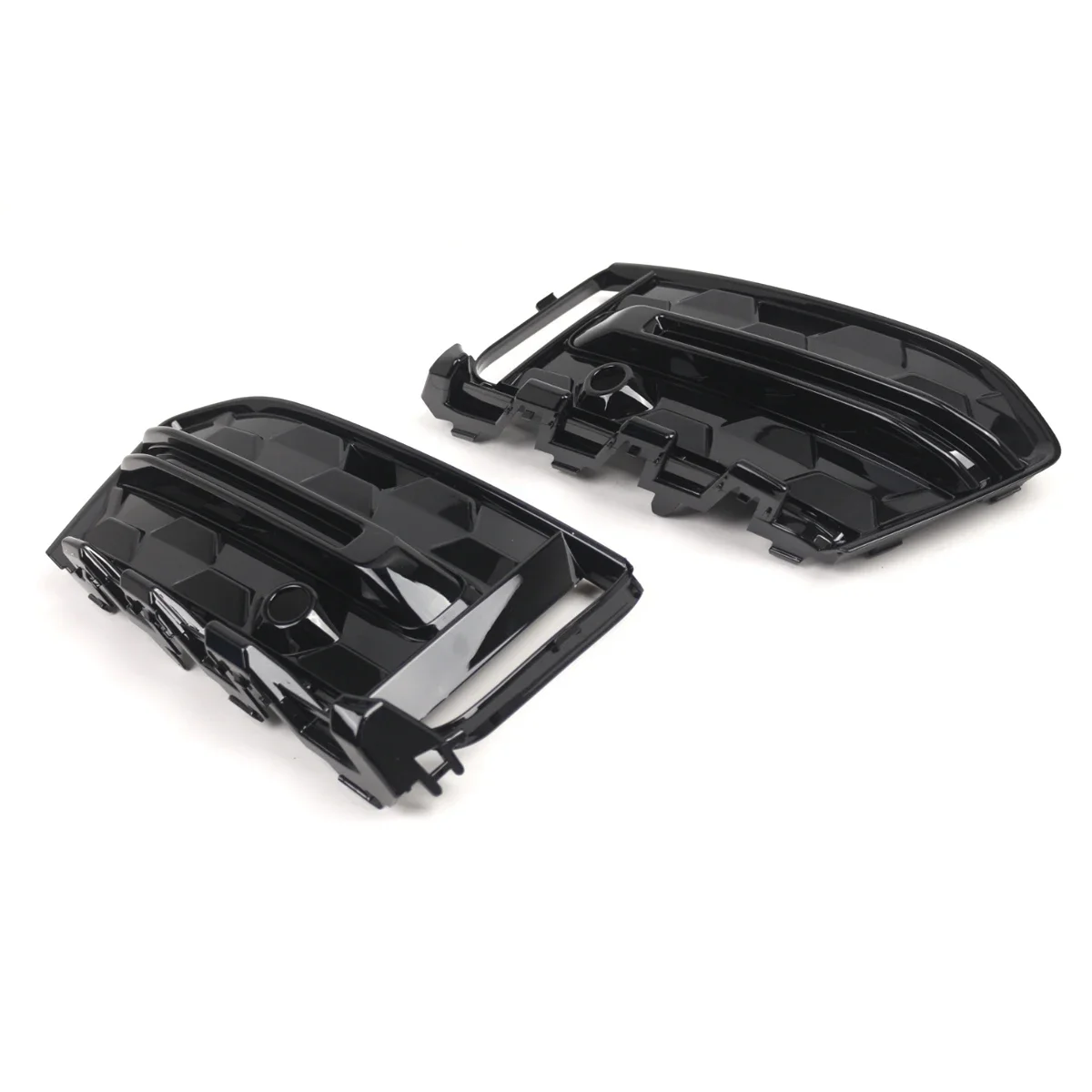 For Audi A6 S-Line S6 C8 2018 2019 2020 2021 2022 2023 2024 Front Bumper Lower Fog Light Grille 4KD 807 647 E, 4KD 807 648 E