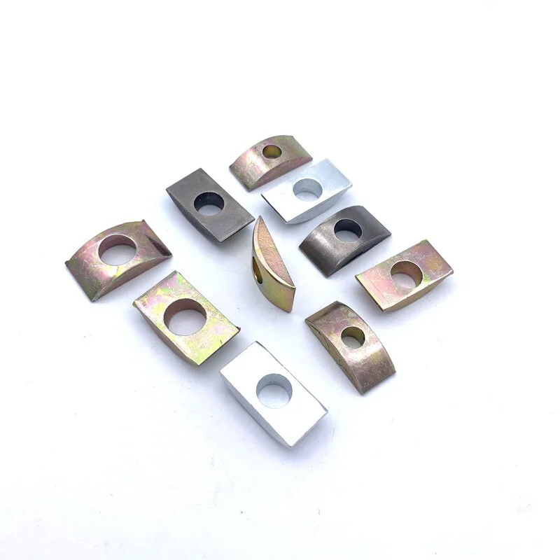 Half-moon washer four-in-one screw heavy-duty combination washer solid pure iron crescent nut anti-pull burst bed hardware