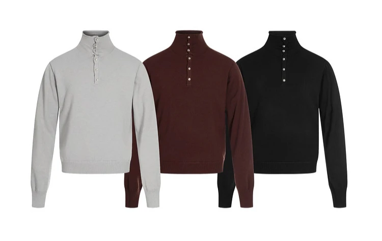 Men's 2025 Autumn Winter New Knitted Sweaters Fashion American Style Slim Fit Warm Knitwears Turtleneck Pullover Knitted Tops