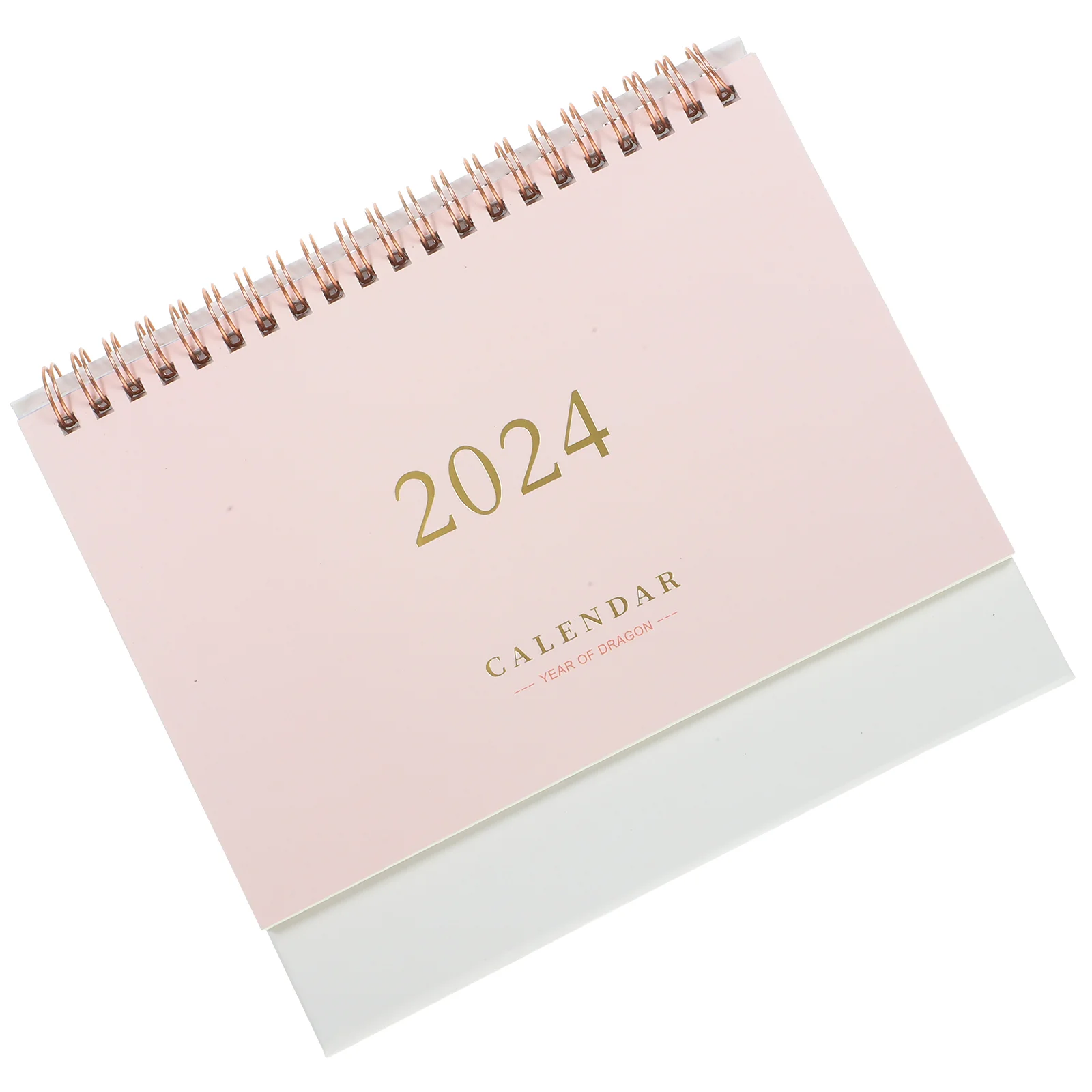 Material de escritório mesa calendário decoração de mesa uso diário em pé menina rosa desktop casa estudante