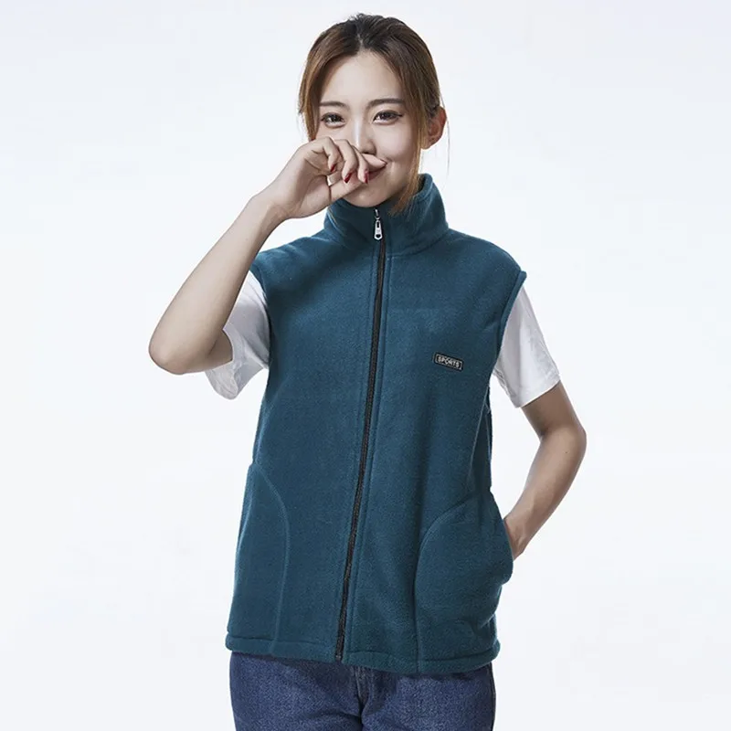 

Womens Warm Thick Windproof Fleece Waistcoat Winter Outdoor Riding Running Sports Hiking Camping Breathable Thermal Fishing Vest