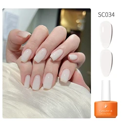 Tonitu G 7ml Semi Permanent Jelly Gel Nail Polish milky White Red Natural Transparent Nude Nails Art Soak Off UV LED Varnish