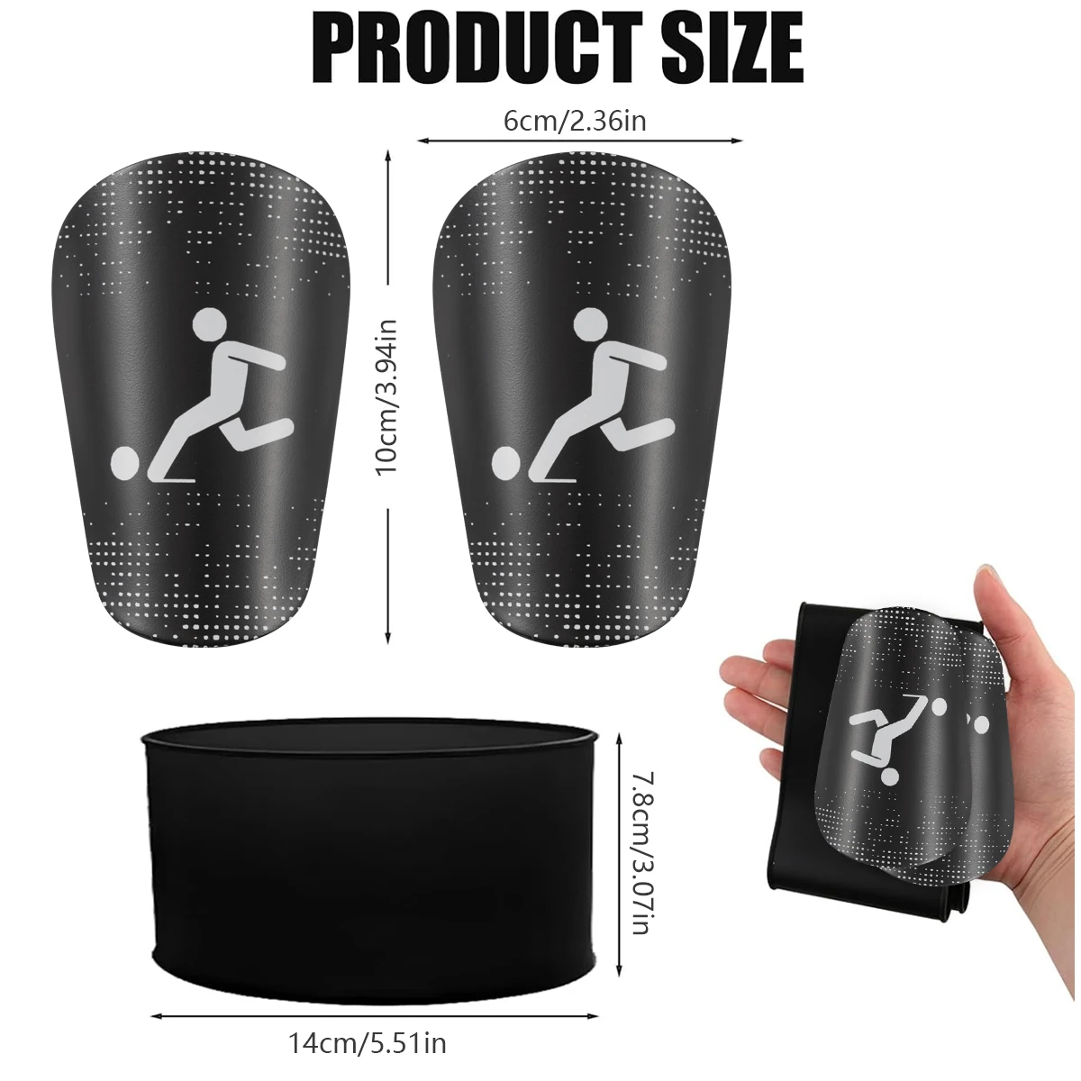 واقيات أرجل كرة القدم للبالغين والمراهقين والأطفال، واقيات أرجل رياضية لكرة القدم للمسابقات والتدريب، حماية كرة القدم #2