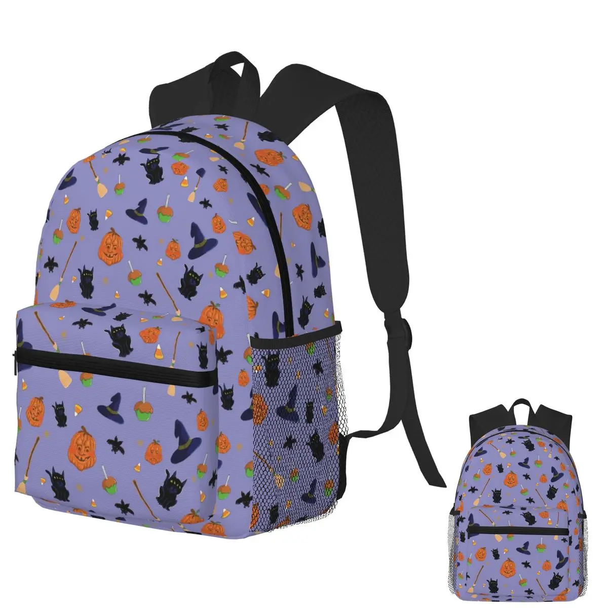 

Spooky Halloween Student Backpack School Bag Hiking Travel Daypack for Men Women Bookbag Shoulder Bags
