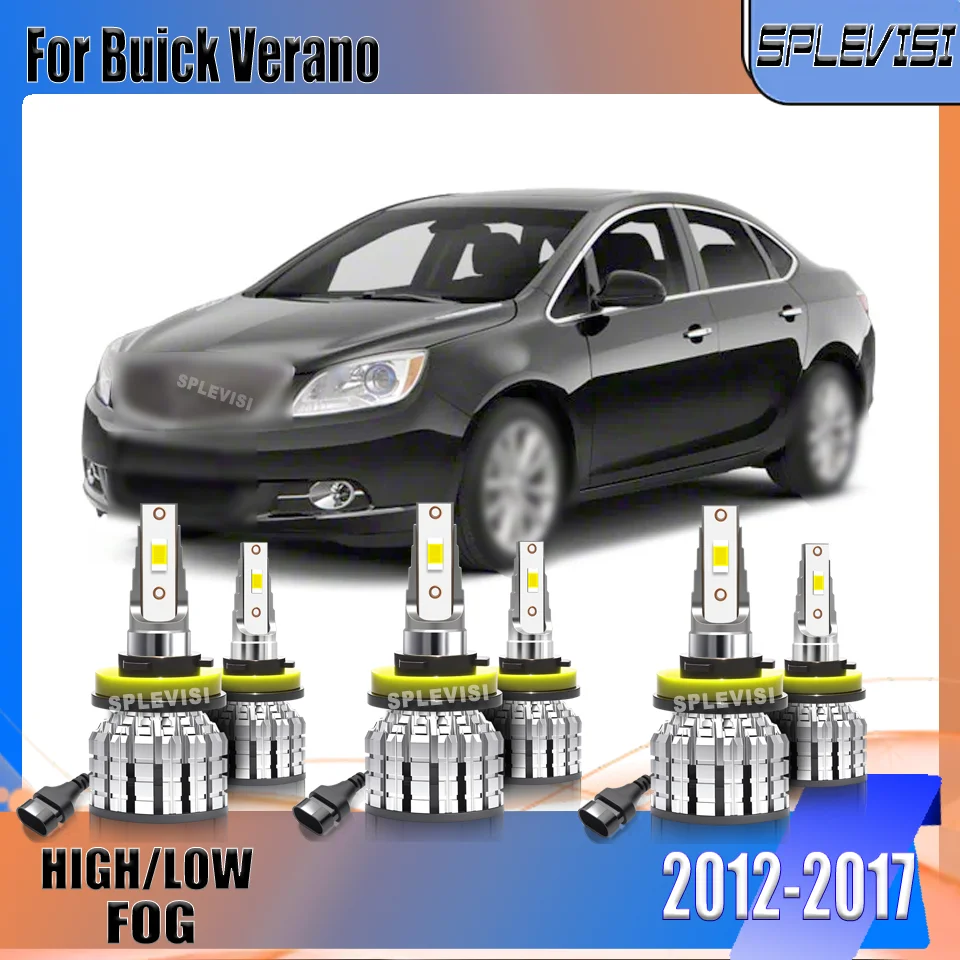 

Aviation aluminium H11 LED Headlight Foglamp Beam Bulbs Set SPLEVISI Long-Lasting For Buick Verano 2012 2013 2014 2015 2016 2017