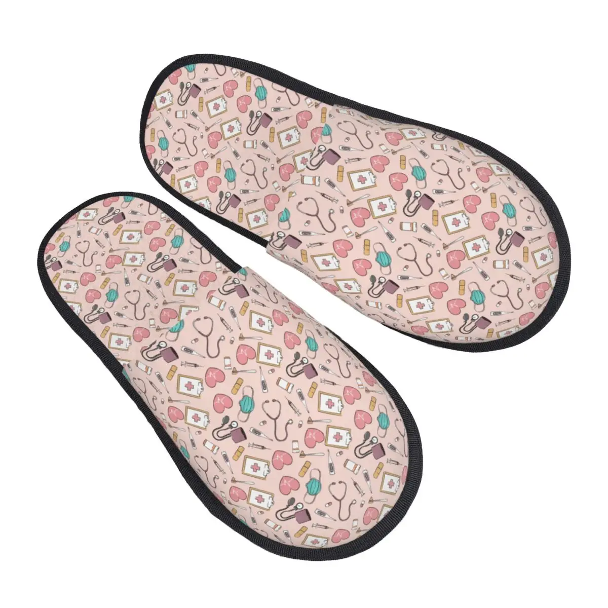 

Розовые удобные тапочки из пены с эффектом памяти для доктора и медсестры, женская обувь Enfermera En Apuros для спа-дома