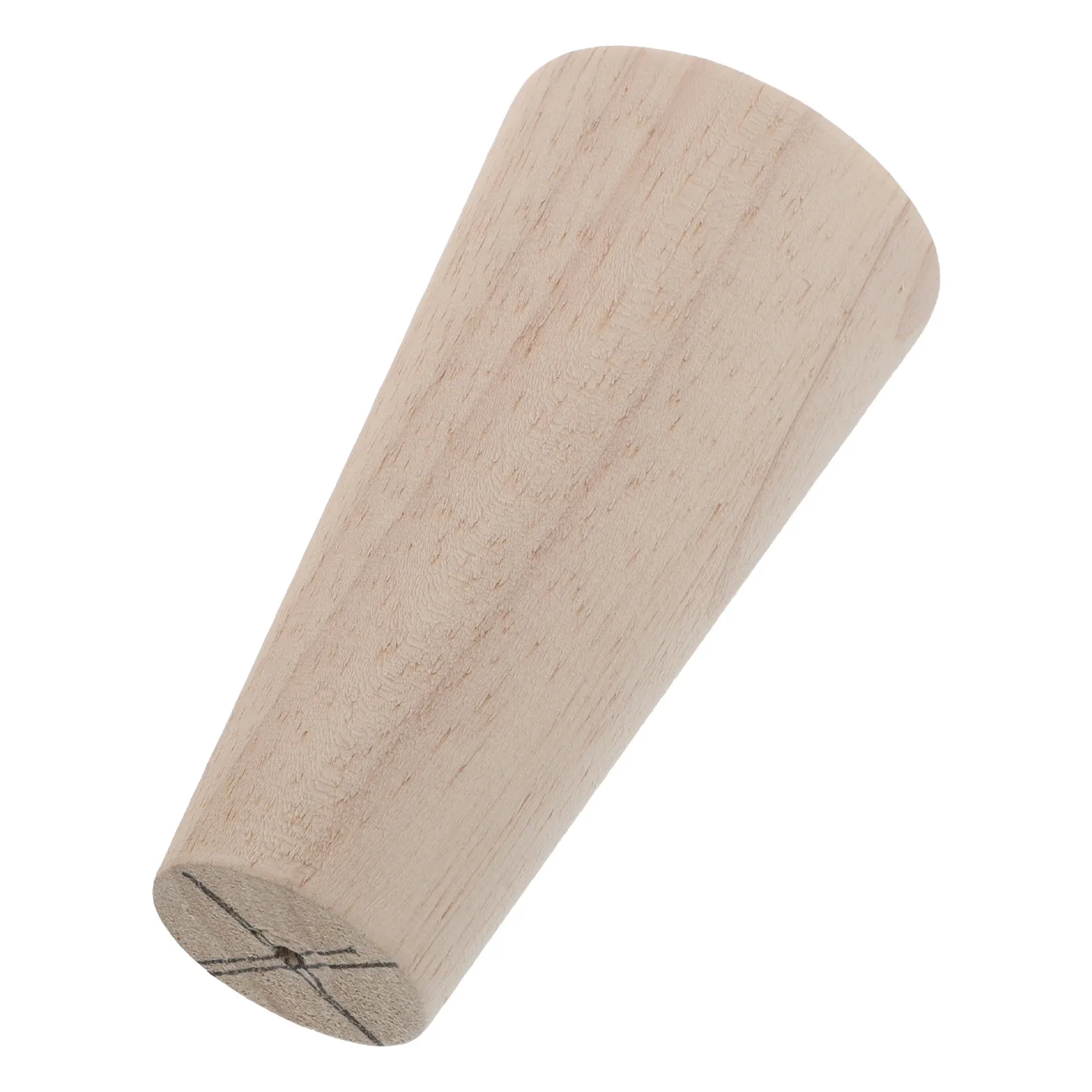 Wooden Furniture Leg for Sofa Replacement 3.9 Solid Wood Round Furniture Leg Enhance Artistic Height Riser Feet for TV Cabinet
