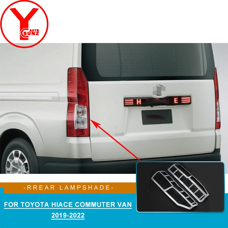 

Для Toyota Hiace Commuter Van Quantum 2019 2020, крышка заднего фонаря, аксессуары для украшения автомобиля, накладка на задний фонарь