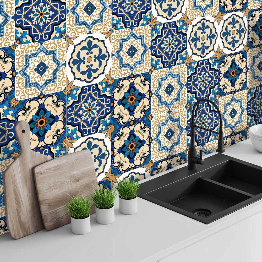 Boho Peel and Stick Wallpaper Removable Self Adhesive Contact Paper Thick Vinyl Waterproof Film for Bedroom Closet Drawer Liner