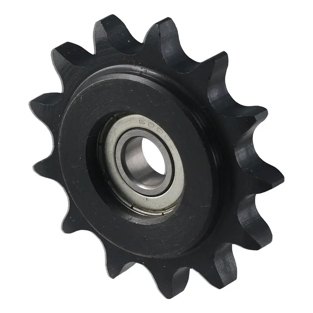 

10mm Bore 1/2" Pitch Chain Idler Sprocket C45 Carbon Steel 13 Tooth Sprocket Tensioner for ISO 08B Chains