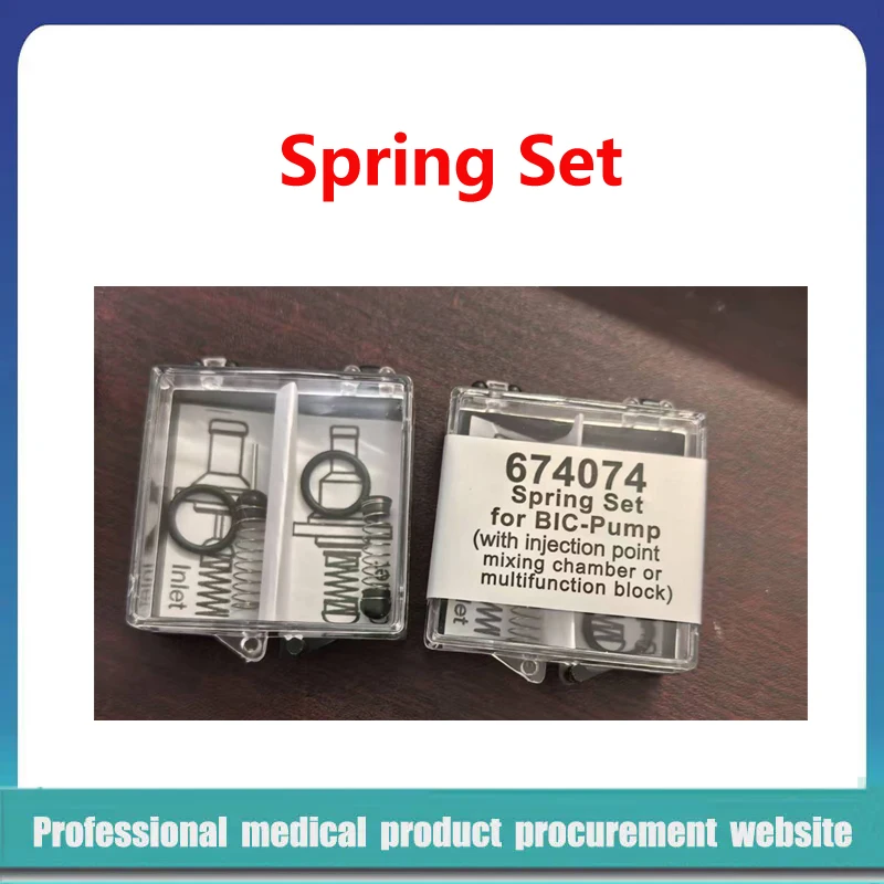 

Compatible Fresenius 4008 Hemodialysis Machine AB Suction Pump Spring 674074 Spring Set for BIC-Pump