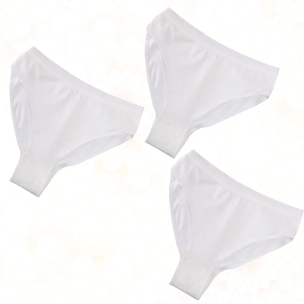 

3 Pcs Ballet Briefs Girl Cotton Underwear Seamless High Waist Dance Panties Gymnastics Girls Comfortable Kids Pants