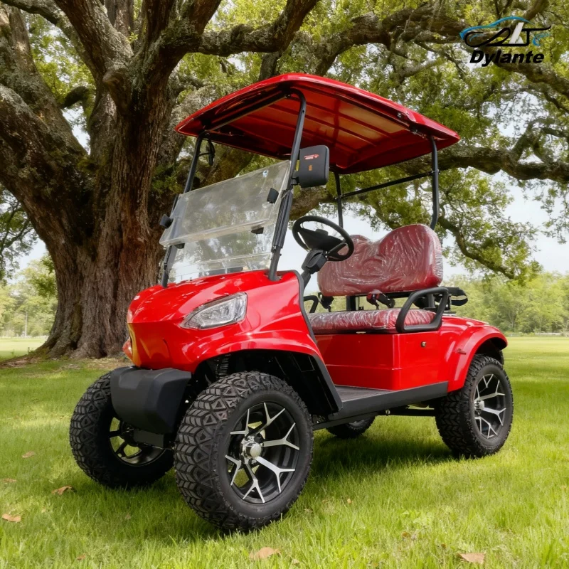 New Aluminum Alloy Frame Model 2 Seat 60/72V Sightseeing Club Car 5000W Off Road Hunting Buggy Super Discount Electric Golf Cart