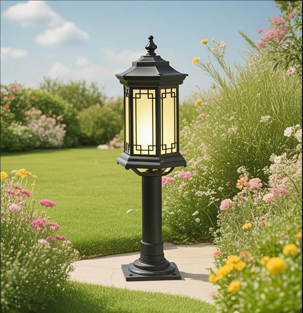 

Chinese Style Outdoor Waterproof Aisle Garden Villa Landscape Garden Courtyard Lawn Lamp Outdoor Rural Community Lawn Lamp