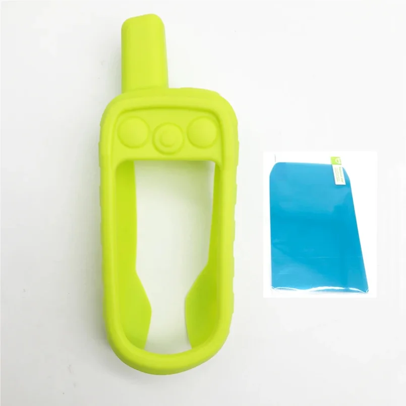 

Silicone Protect Case + Flexible Glass Screen Protector Film for Garmin Alpha 100 Handheld GPS Dog Training Accessories alpha100