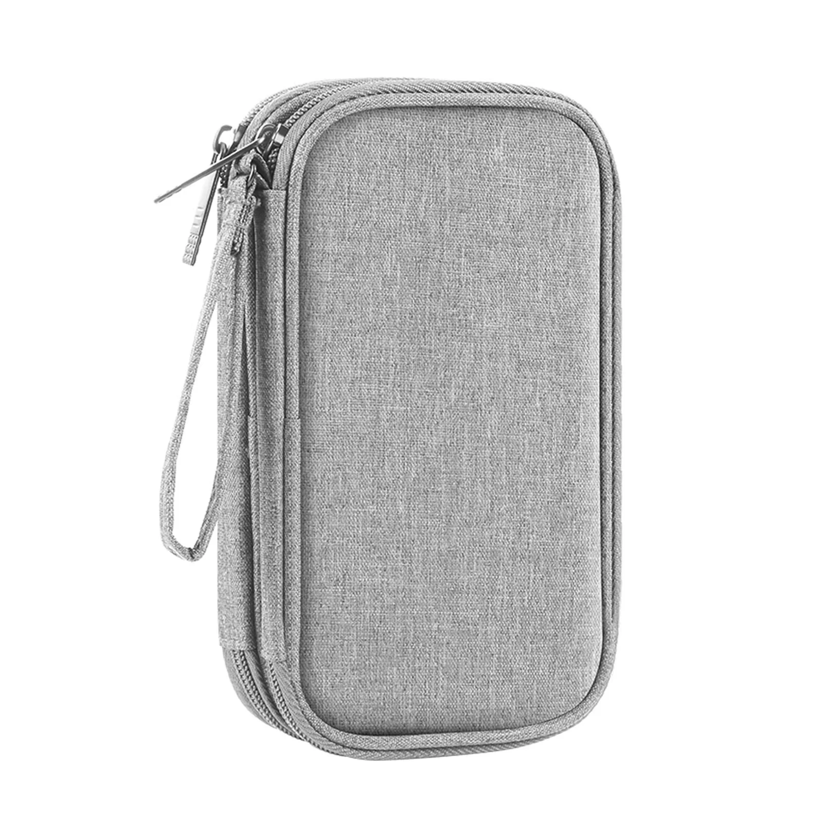 HAWEEL kabelorganizer, waterdichte opbergtas voor powerbanks, digitale kabels, oordopjes, Oxford-stof, oordopjeshouder