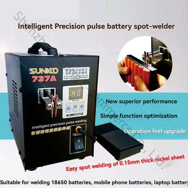 

Lithium battery welding machine, intelligent precision pulse welding machine 737A 18650