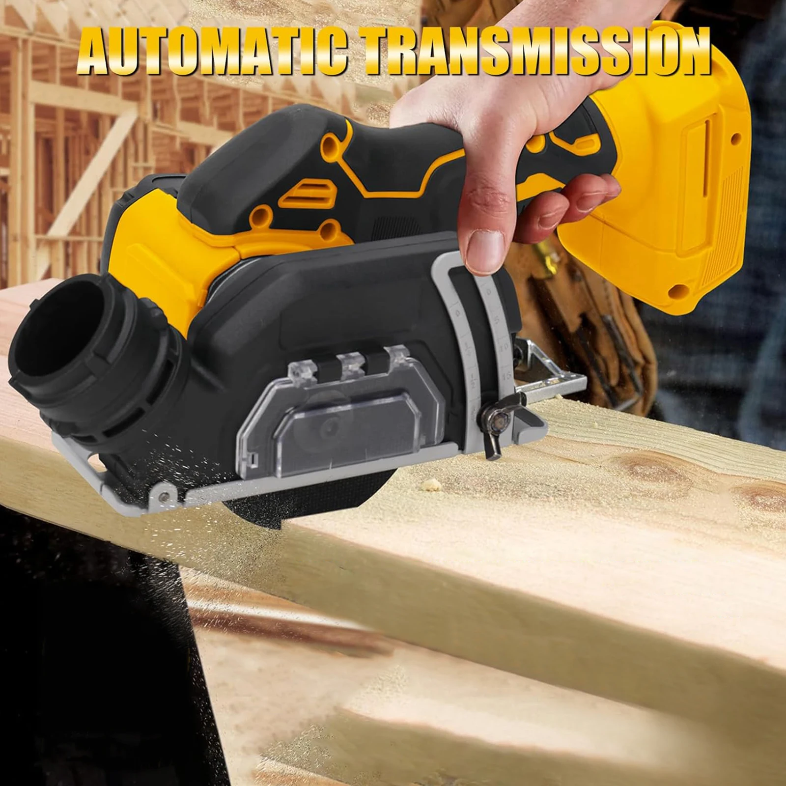 Podofo 20V Akku-Winkelschleifer 20000 U/min Elektrische Winkelschleifmaschine zum Schneiden, Polieren und Schärfen von Holz und Metall – Detail 5
