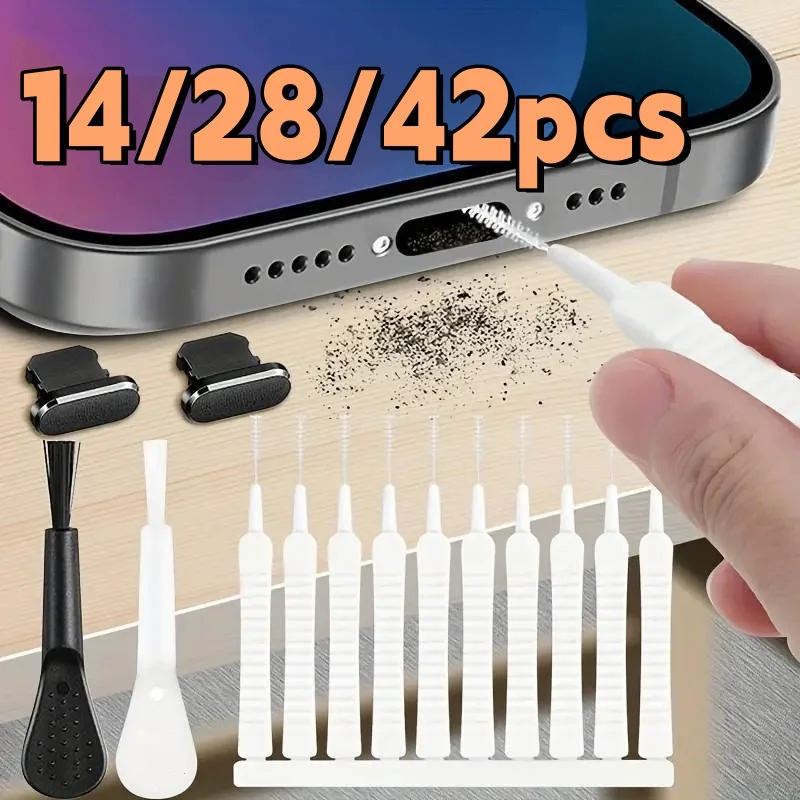 Small Brush Shower Head Mobile Phone Hole Small Hole Gap Cleaning Brush Household Cleaning Tools Supplies Gadgets