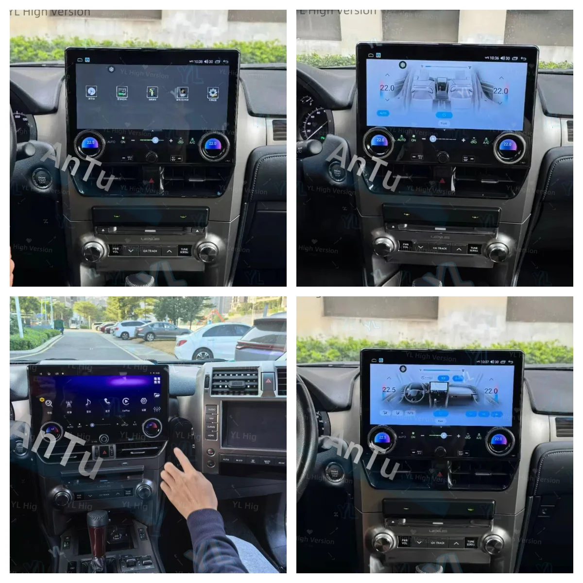CY 12.5inch For Lexus GX400 GX460 2010-2022 Upgrade 2024 GX550 Auto Radio GPS Navigati Multimedia Video Player Head Unit Stereo