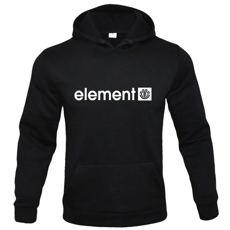 New Spring Autumn Men's Hoodies Fleece Printing Sweatshirts Loose Casual Hooded Pullover Male Outdoor Sportwear Long Sleeve Tops