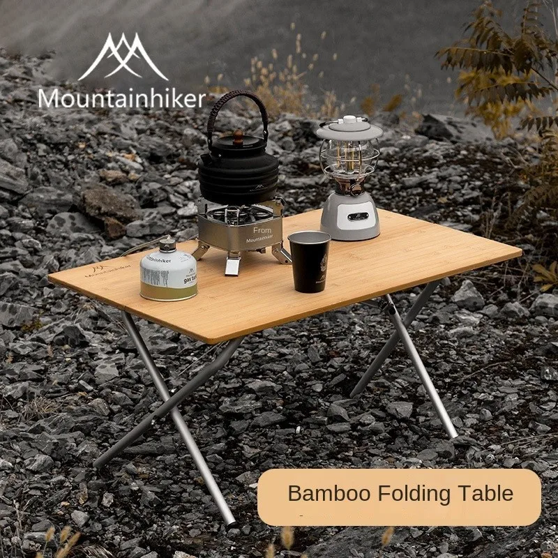 Direct Sale Camping Outdoor Folding Table Nan Bamboo Folding Table Portable Picnic Table Accessoire Plegables Tipo Maleta Home