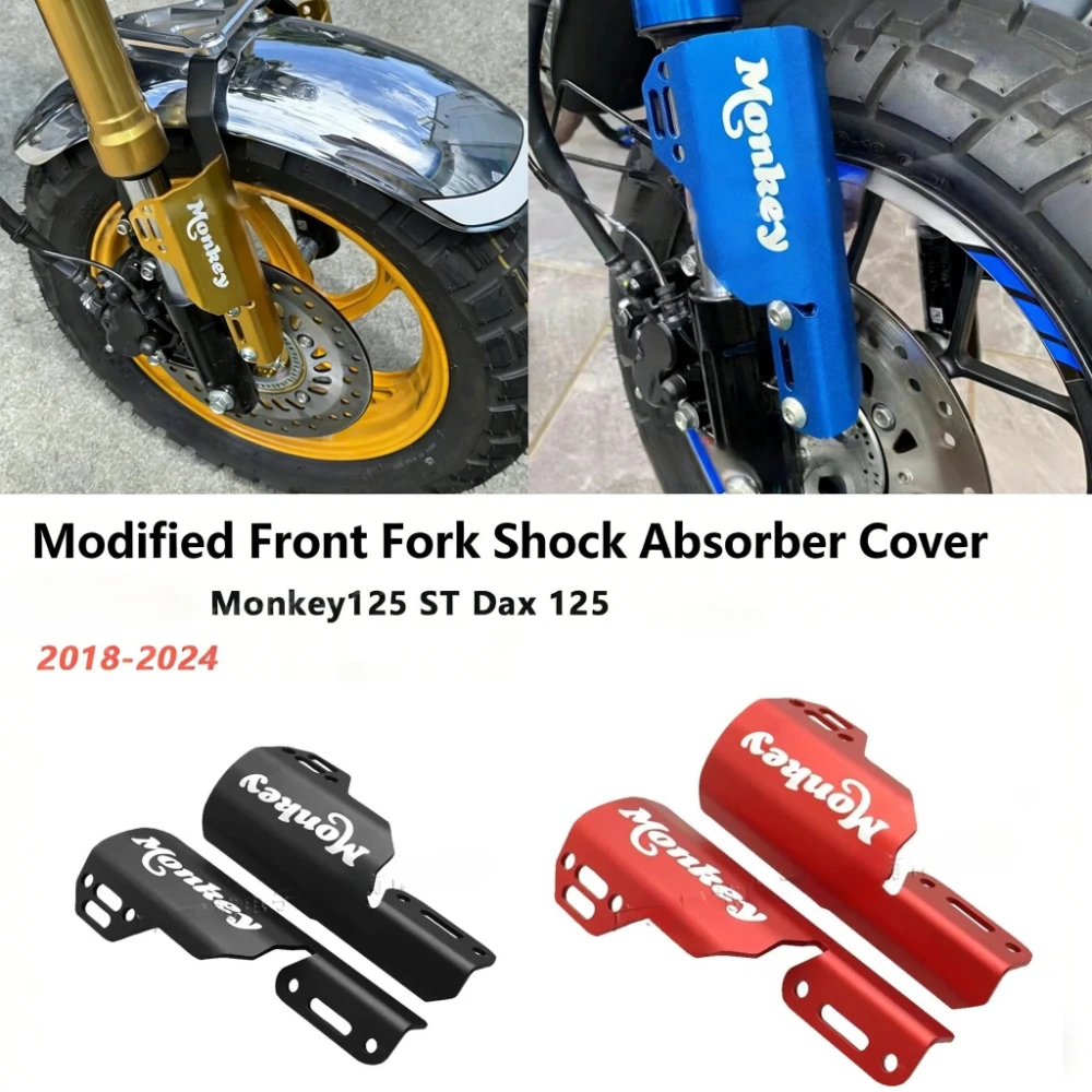

FOR HONDA MONKEY 125 DAX125 MONKEY125 ST125 DAX MONKEY LOGO 2018-2023 FRONT FORK SHOCK GUARD PROTECT COVER