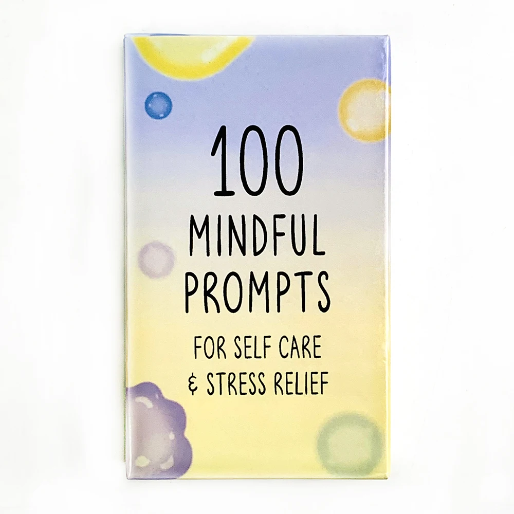 New Oracle Cards 100 Mindful Prompts For Self Care Stress Relief Cards A Pleasant Night Of Games The Best Gift-giving