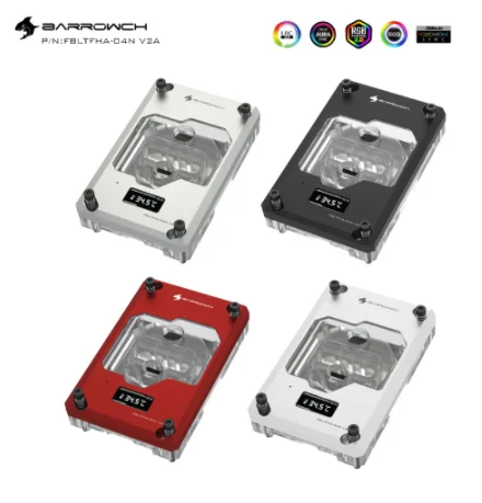 

Barrowch FBLTFHA-04N V2A, For RyzenAMD / AM4 / AM3 CPU Water Blocks, Digital Display Temperature computer Block With Controller