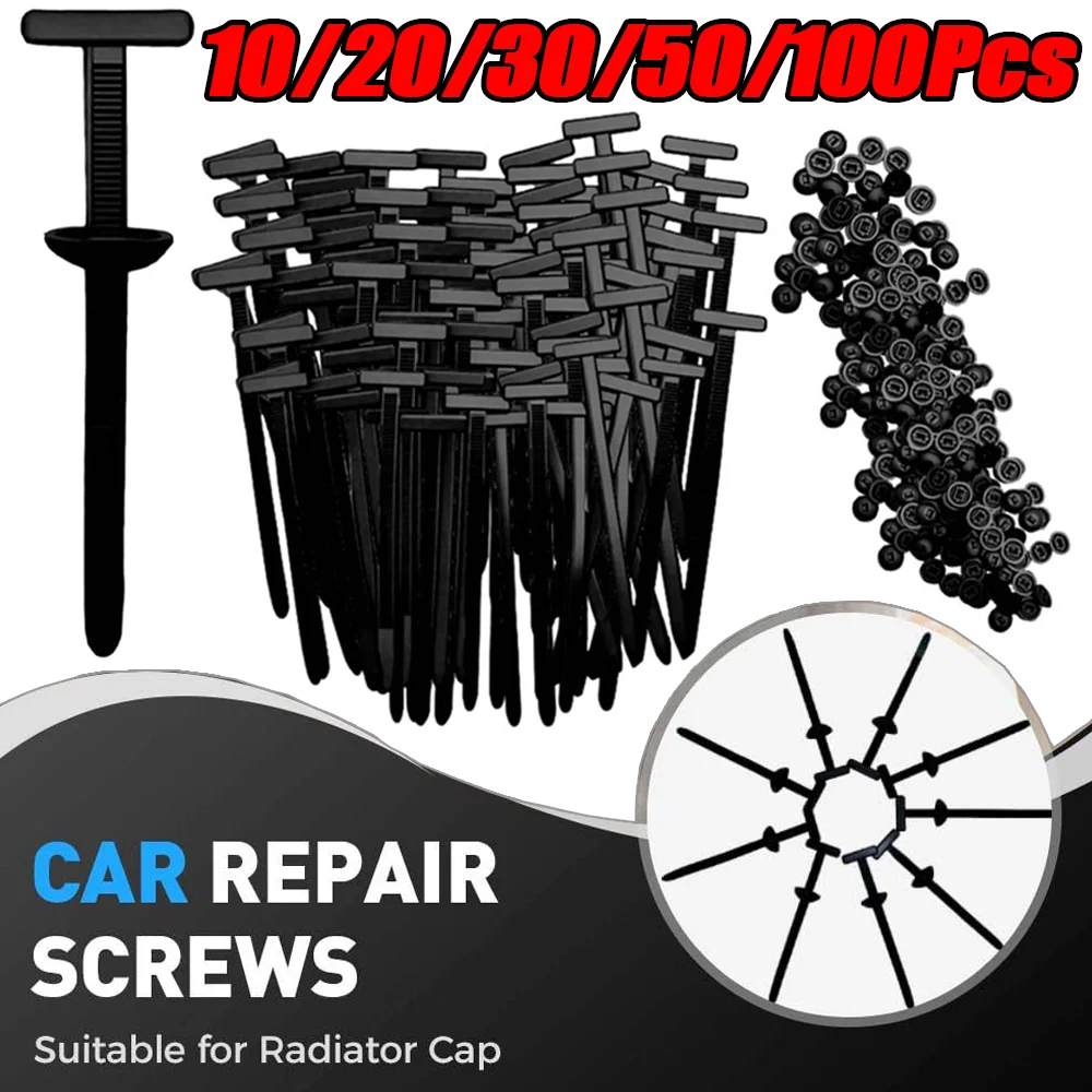 

100/10Pcs Multipurpose Car Nylon Cable Tie Heavy Duty Self-Locking Cable Tie Fastening Ring Zip Ties Cable Tie Retainer Car Part