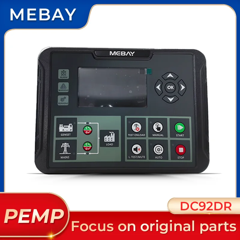 

Genset Mebay Original DC92DR Controller Panel Board Generator Auto Start Control Unit Module