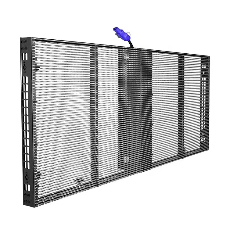 

Hot Seller:Adhesive Transparent Glass Window Sticky Flexible Led Panel Film Crystal Screen Display Transparent Led Film for Glas