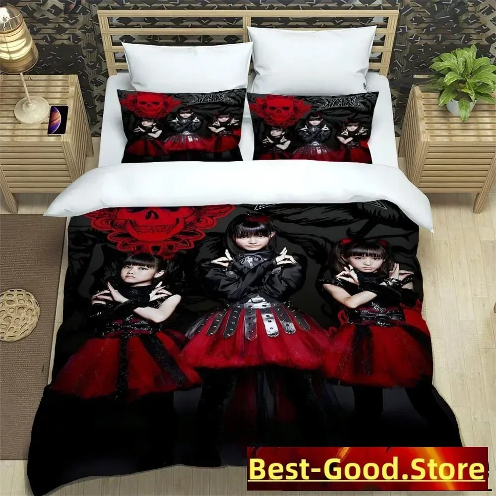 3D Print Rock Music Babymetal  Bedding Sets exquisite supplies set duvetcover bed comforter set bedding set luxury birthday gift