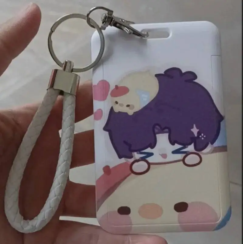 

New Love And Deepspace Sylus Rafayel Xavier Zayne Cosplay Sliding Closure Meal Card Holder Acg Cartoon Protective Casing Xmas Gi
