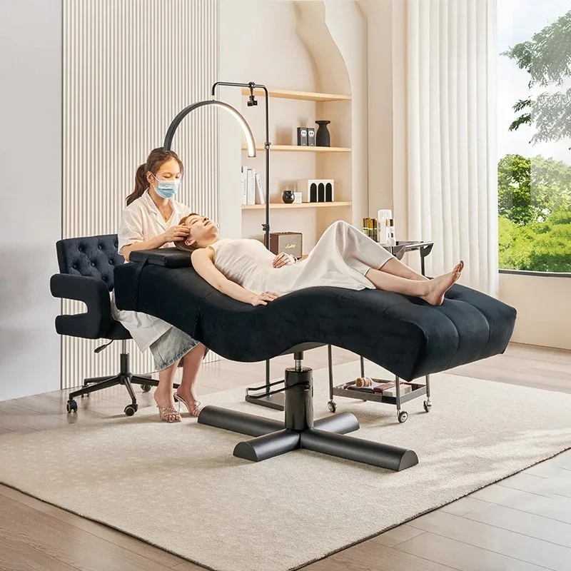 

Facial Spa Bed Hydro Massage Table Salon Eyelash Lash Beauty Adjustable Couch Beauty Massage Shop Furniture