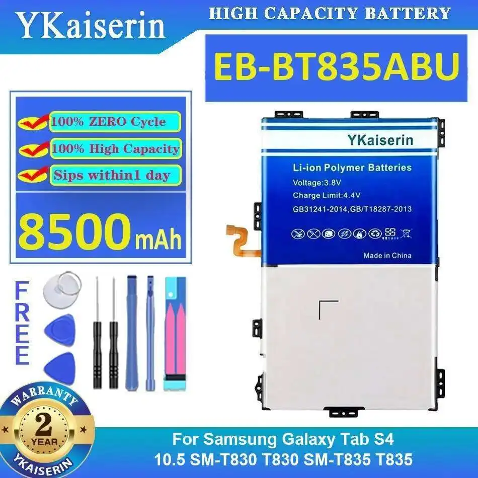 

8500 мАч стабильный для Samsung Galaxy Tab S4 10,5 SM-T830 T830 SM-T835 T835 EB-BT835ABU высокоэффективный аккумулятор для планшета