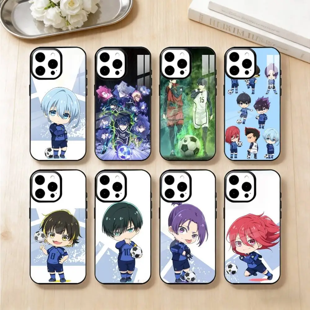

A-Anime BLUE LOCK Phone Case For iPhone 14,16,15,13,17,12,Plus,Pro,Max Magnetic For Magsafe Frosted Cover
