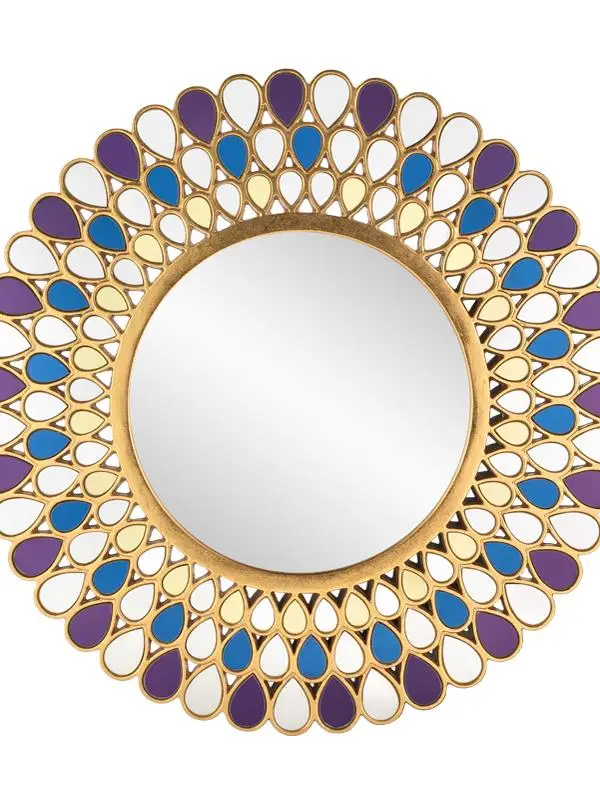 

Nordic light luxury cosmetic mirror wall-mounted living room entrance wall-mounted decorative mirror creative personalized