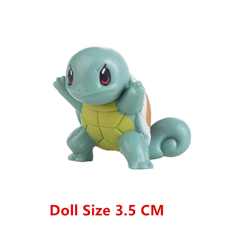 Pokemon Anime-Figuren Mewtwo Gengar Pikachu Eevee Dragon Cosplay-Sammlung Actionfiguren Modellspielzeug Geburtstagsgeschenke Großeinkauf