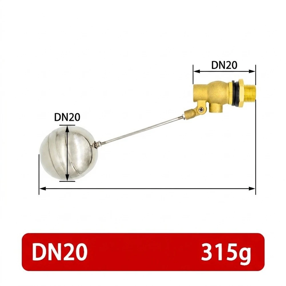Stainless Steel Float Valve Designed for Integration into Existing Water Supply Infrastructure Without Modification