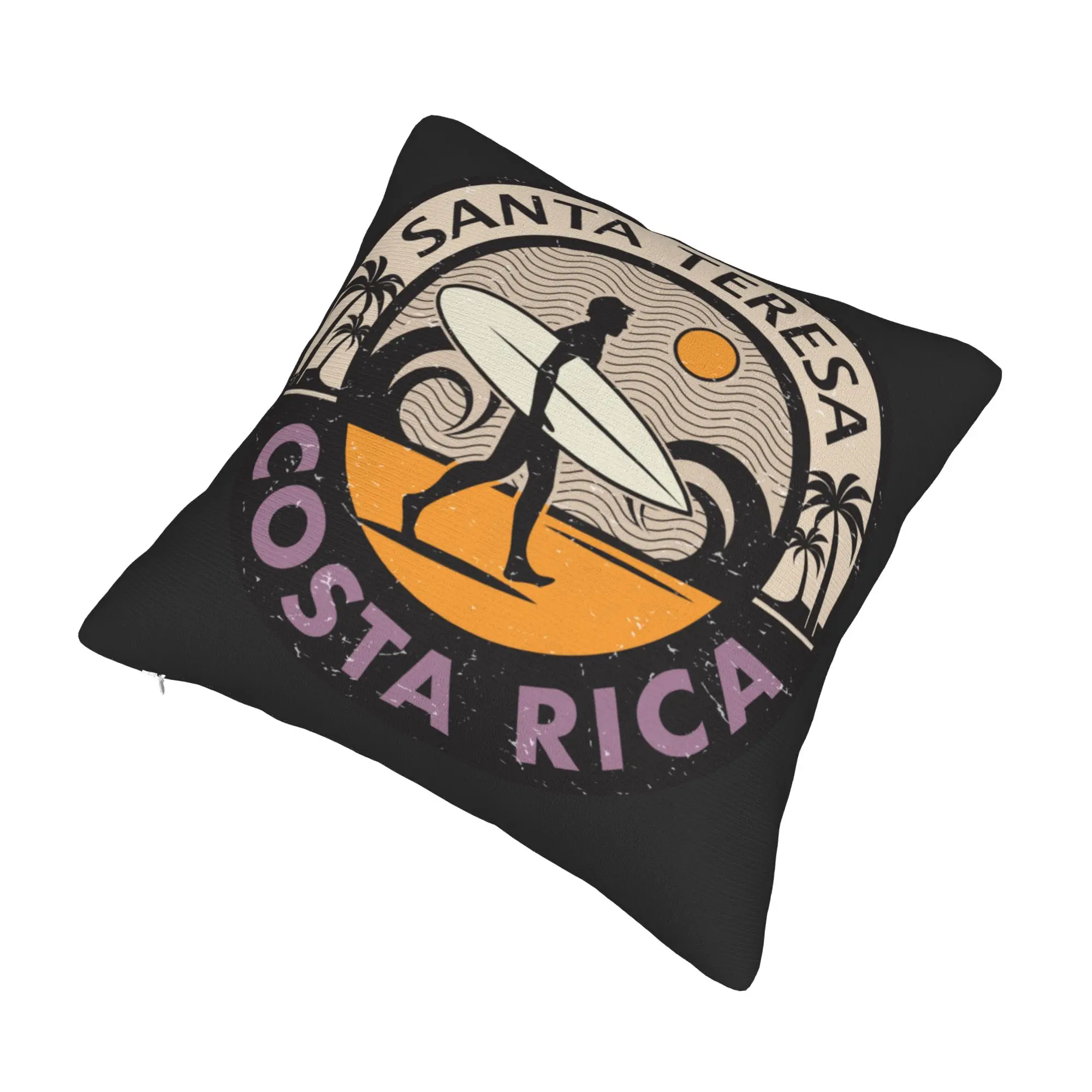 Summer Beach Seaside Surfer Cushion Covers Surfing Surf Gift Soft Cute Pillows Decor Home