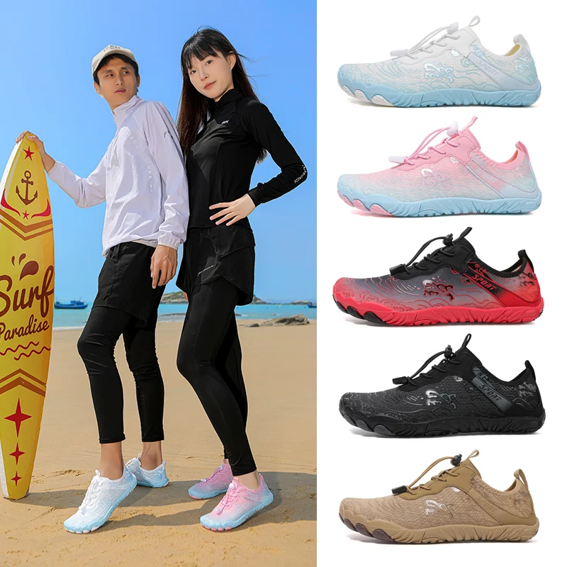 Unisex Wading Shoes Quick-Dry Aqua Shoes Drainage Water Shoes Beach Sports Swim Sandals Yoga Barefoot Diving Surfing Sneakers