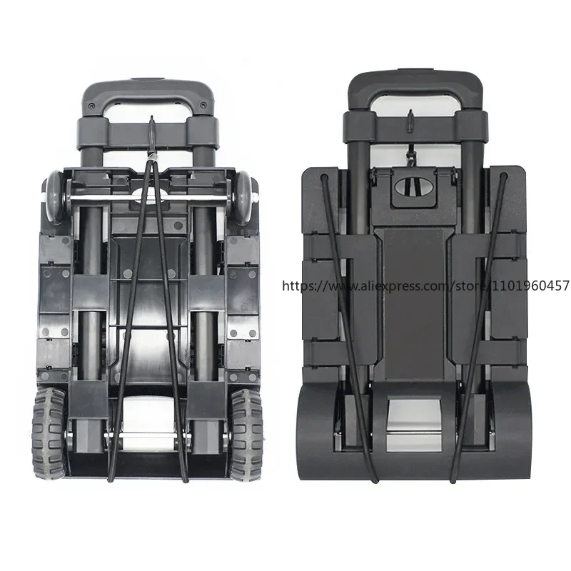 

Lightweight Portabl Foldable Hand Sack Wheel Trolley Folding Truck Barrow Cart Travel Luggage Shopping Cart Portable Home Use