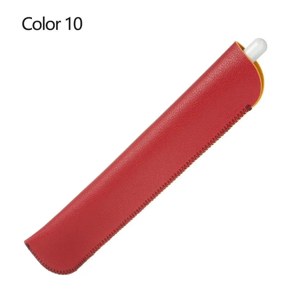 

Lightweight PU Leather Double color Protective Pouch Stylus Pen Cover Pen Bag For Apple Pencil Bags Touch Covers