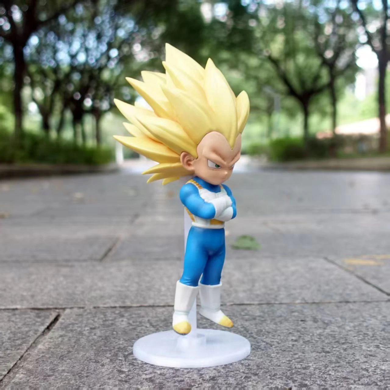 Figurka Vegeta Q Edition Big Devil Chaosan Dragon Ball Second Element Garage Kit Model Animacyjny Ozdoby Kolekcjonerskie Figurki Prezent