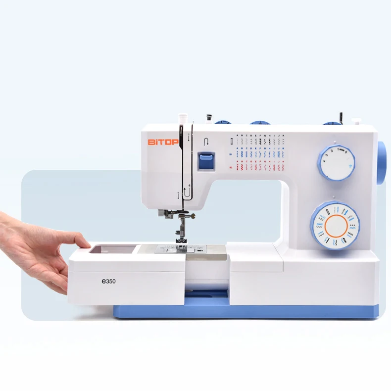 E370 Household Machine Multifunctional Domestic Lockstitch Embroiding Machine Mini Hand Sewing Machine Portable